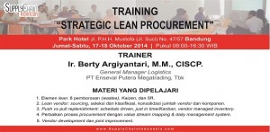 Training Strategic Lean Procurement - Banner2